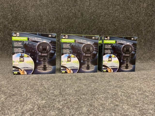 1412110-1 3 st Dashcams Digital Video Recorders, Grundig