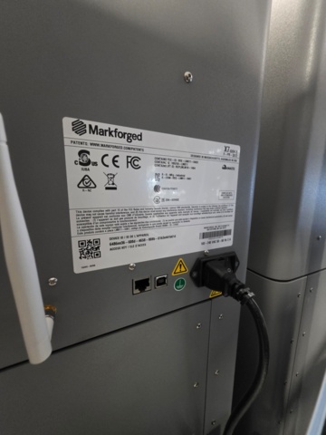 1412815-5 Markforged X7 3D-printing (Gen 2)