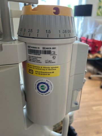 1396437-11 Anestesiapparat Dräger Primus med patientövervakning och förgasare