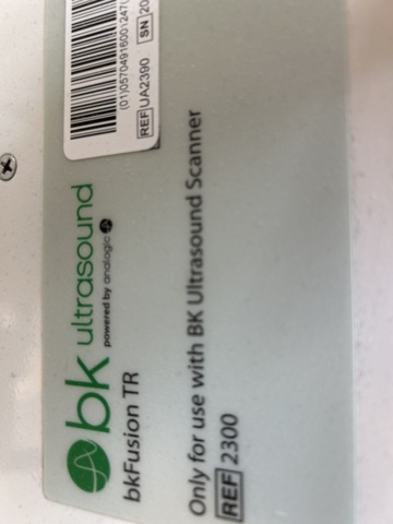 1396439-9 Ultraljudssystem BK Medical bk3000 med Fusion TR och 3D Guidance