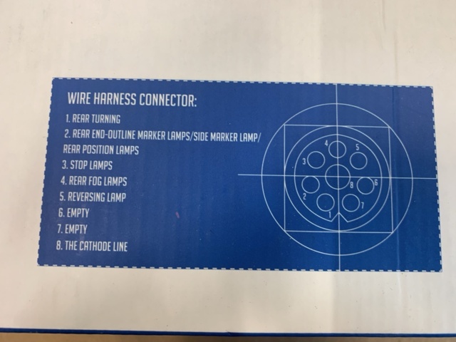 1411923-4 2 st Baklampor Göd/ LED 5 funktioner