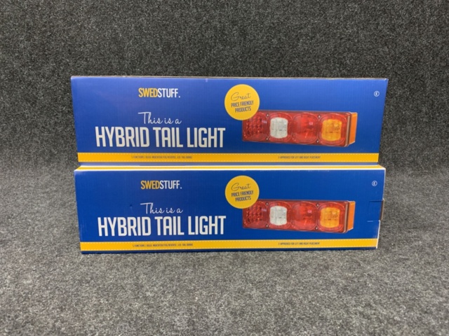 1411924-1 2 st Baklampor Göd/ LED 5 funktioner