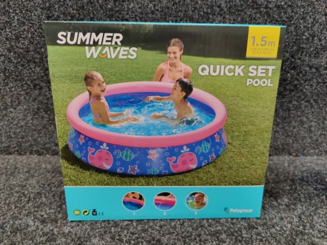 1412843-3 2 children's pool Mountfield Swing, pink