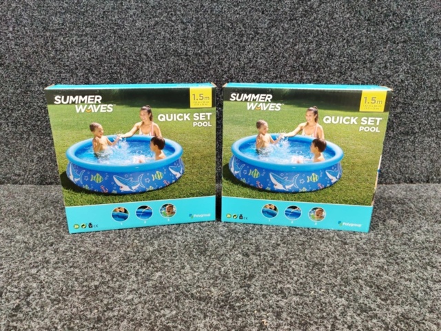 1412885-3 2 st Barnpool Mountfield Swing, blå