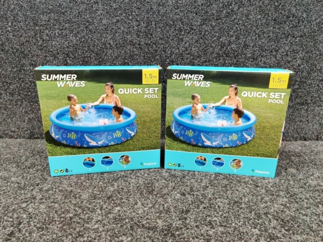 1412891-2 2 st Barnpool Mountfield Swing, blå