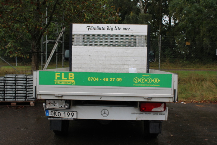 1388725-4 Mercedes-Benz Sprinter 211 CDI Chassi Enkelhytt Manuell, 114hk, 2017 (rep objekt)