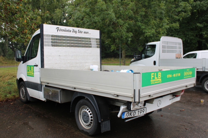 1388725-5 Mercedes-Benz Sprinter 211 CDI Chassi Enkelhytt Manuell, 114hk, 2017 (rep objekt)