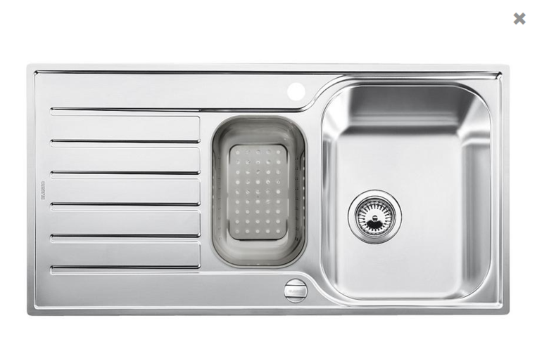 1413349-1 Diskho - Blanco Lantos 6 S-IF, rostfritt stål