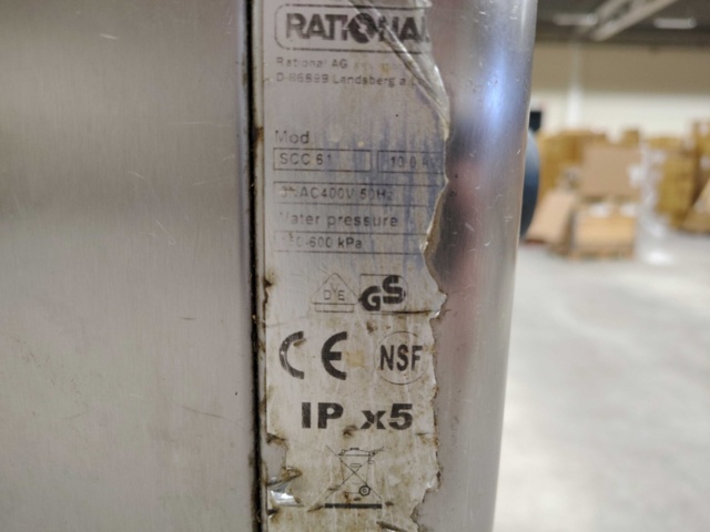 1413442-14 Ugn - Rational Combi-Duo-Kit (61 & 101 El med fötter)