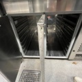 1403431-7 Refrigerated counter with cooling well and superstructure, Inox