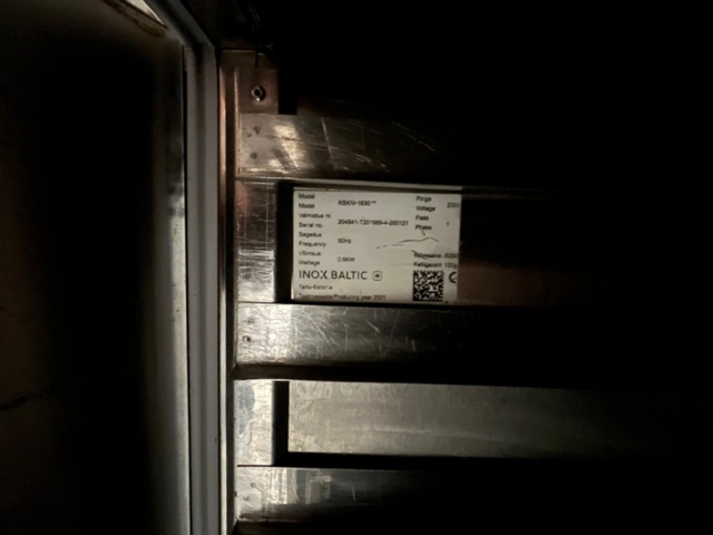 1403431-9 Refrigerated counter with cooling well and superstructure, Inox