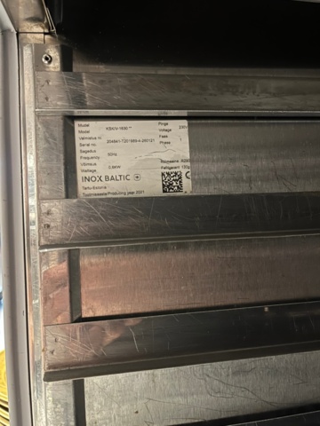 1403431-10 Refrigerated counter with cooling well and superstructure, Inox
