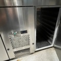 1403431-11 Refrigerated counter with cooling well and superstructure, Inox