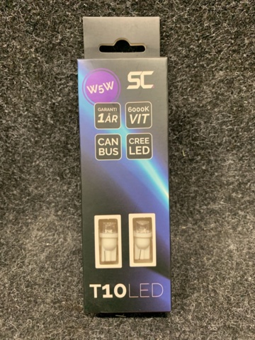 1412526-4 20 st förpackningar LED lampor T10