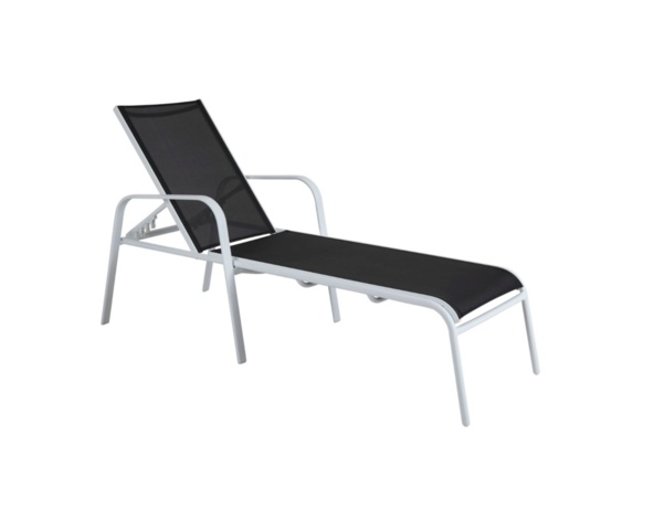 1413829-1 2 st Vilsängar/Solsängar Brafab Rana Vit/Svart