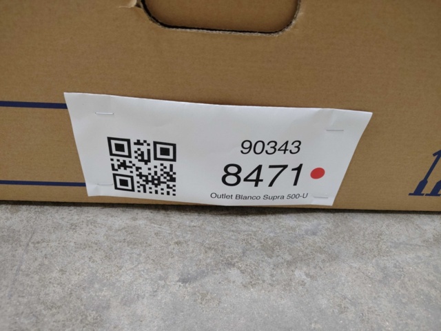 1413833-3 Diskho - Blanco Supra 500-U, Rostfritt stål