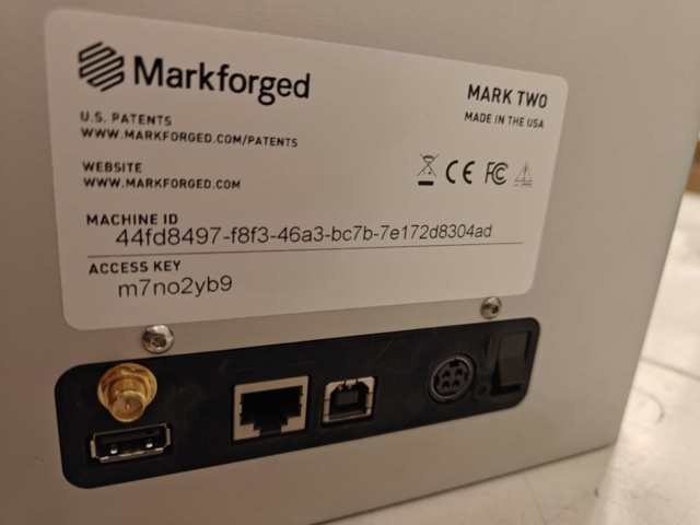 1400456-6 3D Printer Markforged MARK TWO