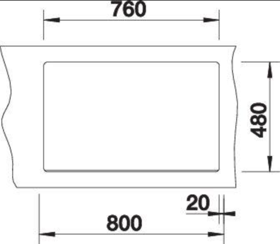 1413835-5 Diskho - Blanco Tipo 8 Compact, Rostfritt stål