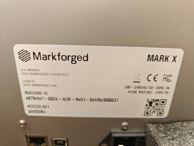 1400457-7 3D Printer Markforged MARK X