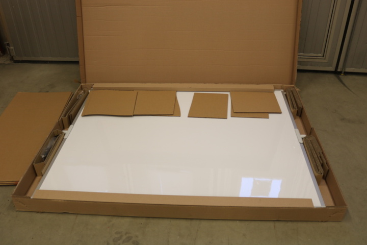 1300830-1 1 st Ny Whiteboard på golvstativ