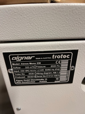 1291151-9 Lasermaskin - Trotec Speedy 400 med luftanläggning