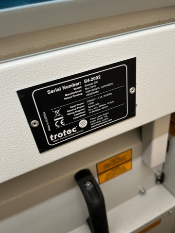 1291151-10 Lasermaskin - Trotec Speedy 400 med luftanläggning