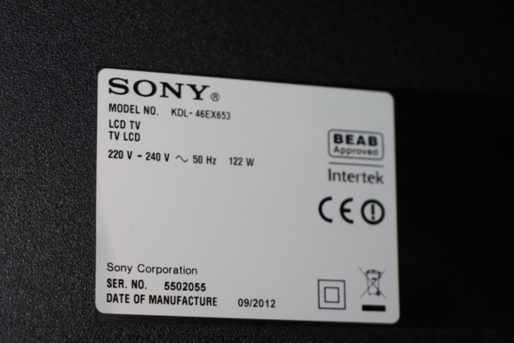 1295598-2 TV Sony Bravia 46 tum