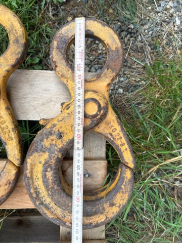 1378089-4 Säkerhetskrokar lyftkrokar 3st