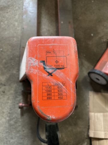 1378093-3 Elektrisk höglyftande palldragare BT HHL100 1000kg