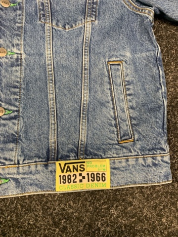 1414315-4 Jeansjacka Vans, Strl S