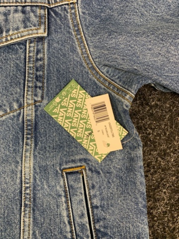 1414316-3 Jeansjacka Vans, Strl S