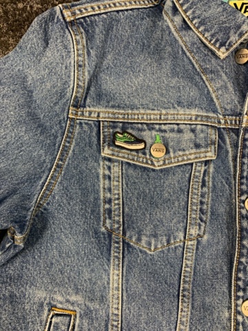 1414316-5 Jeansjacka Vans, Strl S