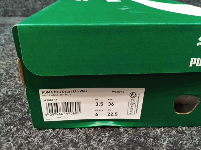 1414415-3 Skor Puma Cali Court Lth Wns, Strl 36