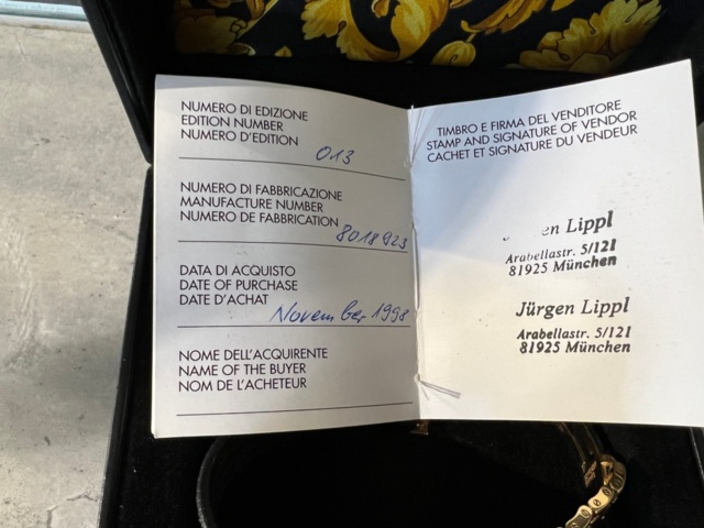 1385793-11 Klocka / armbandsur Gianni Versace Medusa Limited edition #013/500 -98