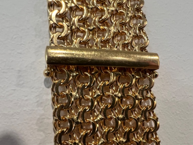 1385794-9 Investeringsguld 18k - Bälte X-länk med bygelspänne 1030g