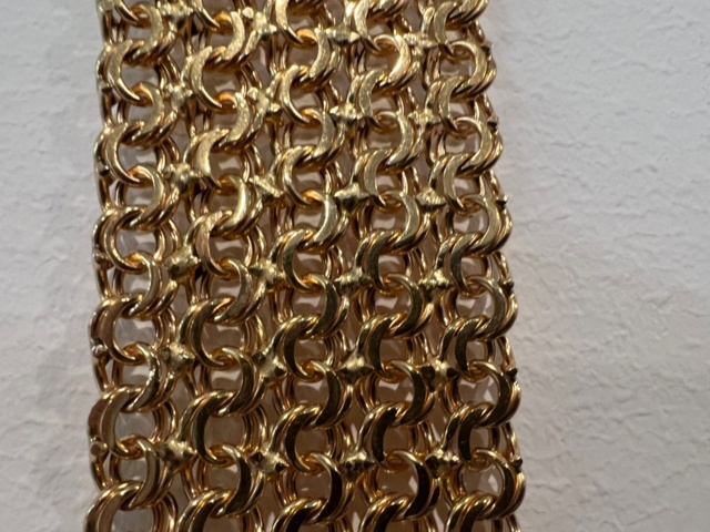 1385794-13 Investeringsguld 18k - Bälte X-länk med bygelspänne 1030g