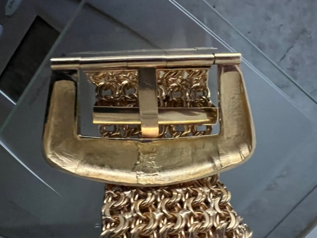 1385794-14 Investeringsguld 18k - Bälte X-länk med bygelspänne 1030g