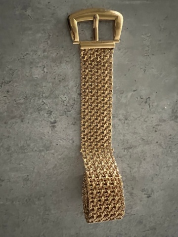 1385794-15 Investeringsguld 18k - Bälte X-länk med bygelspänne 1030g