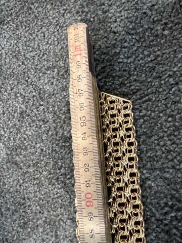 1385794-20 Investeringsguld 18k - Bälte X-länk med bygelspänne 1030g