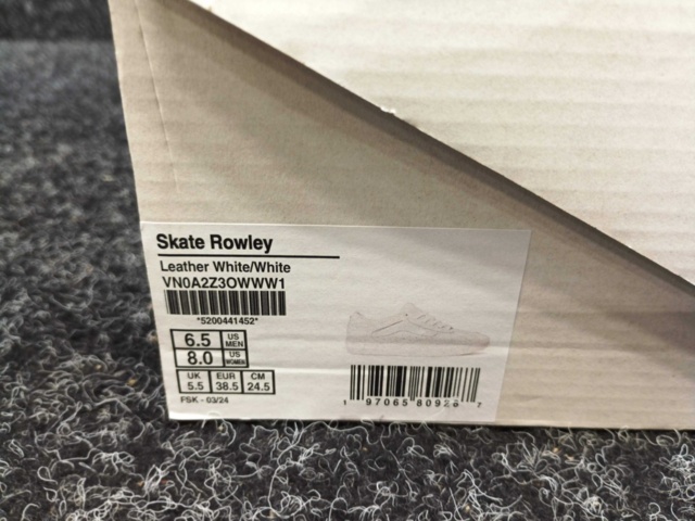 1414424-3 Skor Vans Skate Rowley, Strl 38,5