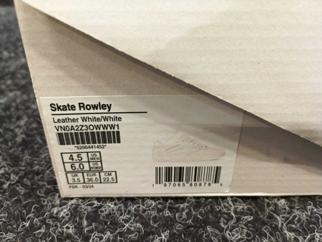 1414425-3 Skor Vans Skate Rowley, Strl 36