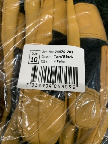 1414514-3 4 st Arbetshandskar Hestra Winter Pro 5-finger, Strl 10