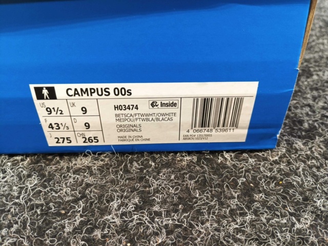 1414470-3 Skor Adidas Campus 00s, Strl 43 1/3