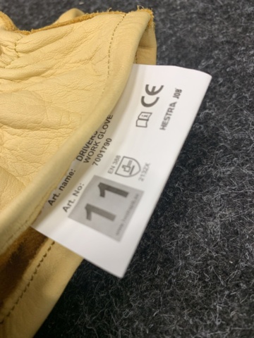 1414519-8 11 st Arbetshandskar Hestra Drivers Work, Strl 9, 10 & 11