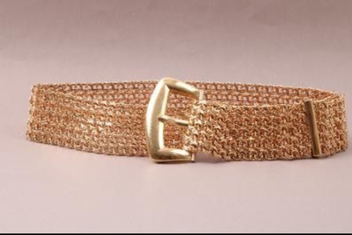 1385794-1 Investeringsguld 18k - Bälte X-länk med bygelspänne 1030g