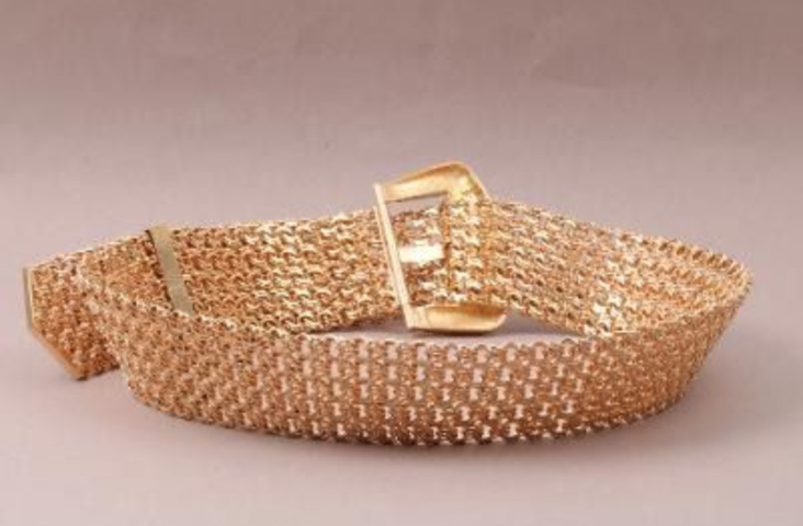 1385794-3 Investeringsguld 18k - Bälte X-länk med bygelspänne 1030g