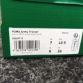 1414504-4 Skor Puma Army Trainer, Strl 40,5