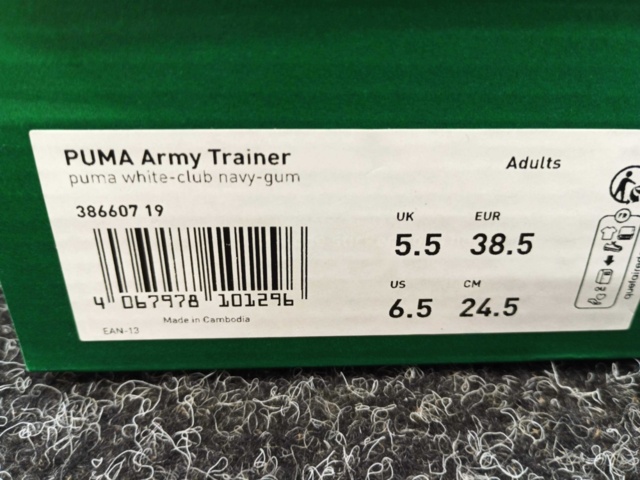 1414695-3 Skor Puma Army Trainer, Strl 38,5