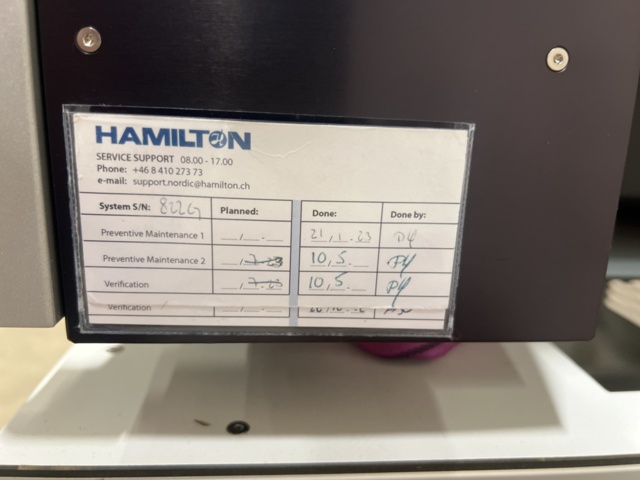 1395598-11 Pipetting robot with accessories - Hamilton Microlab STARlet M