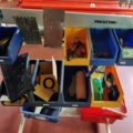 1359497-2 Rollable tool trolley including tools etc.